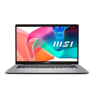 لابتوب ام اس اي مودرن، إنتل كور i5، 8 جيجابايت رام، 512 جيجابايت SSD، شاشة 14 بوصة، ويندوز 11 هوم - فضي